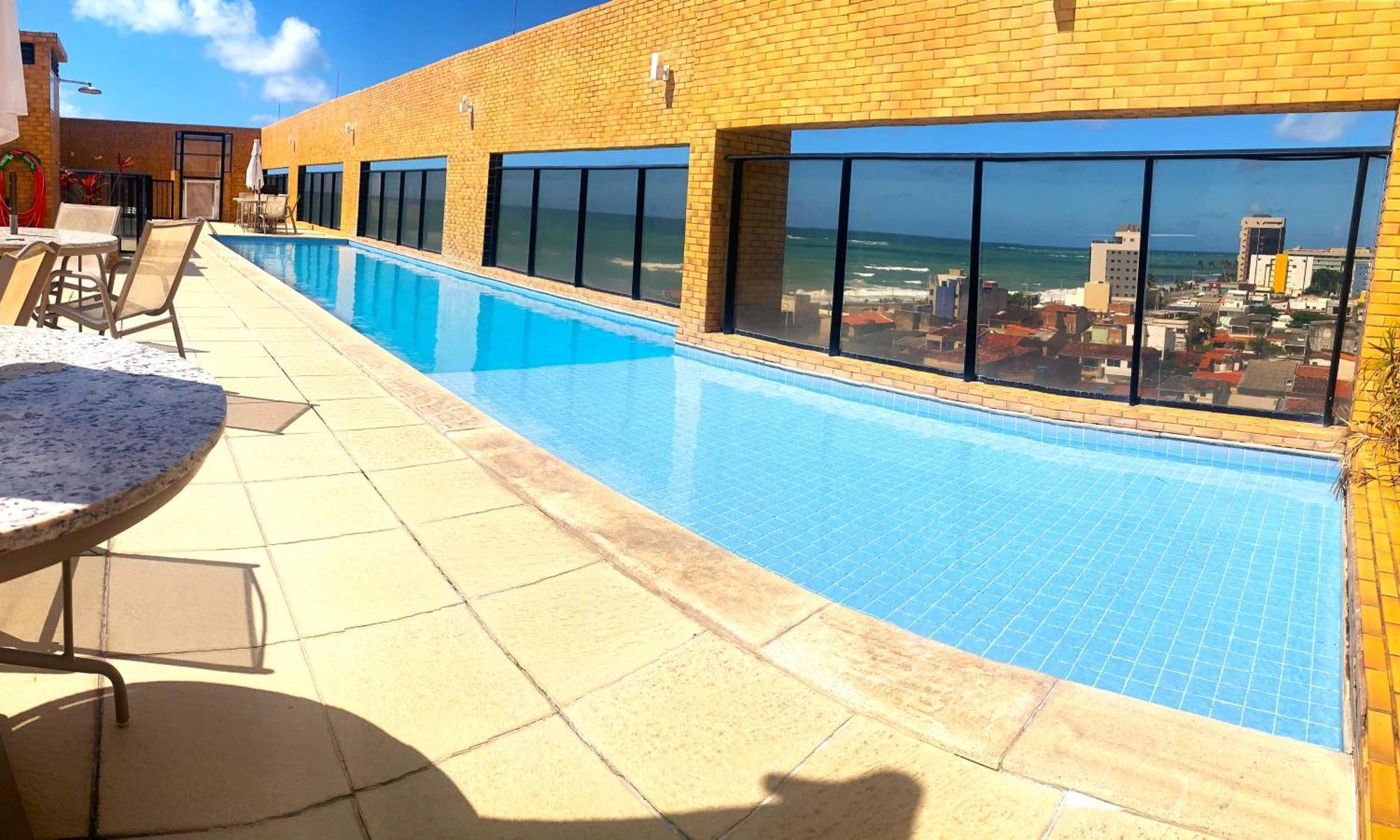 Apartamento 50M Praia- Piscina - Vista Mar - Academia - Maceió 외부 사진