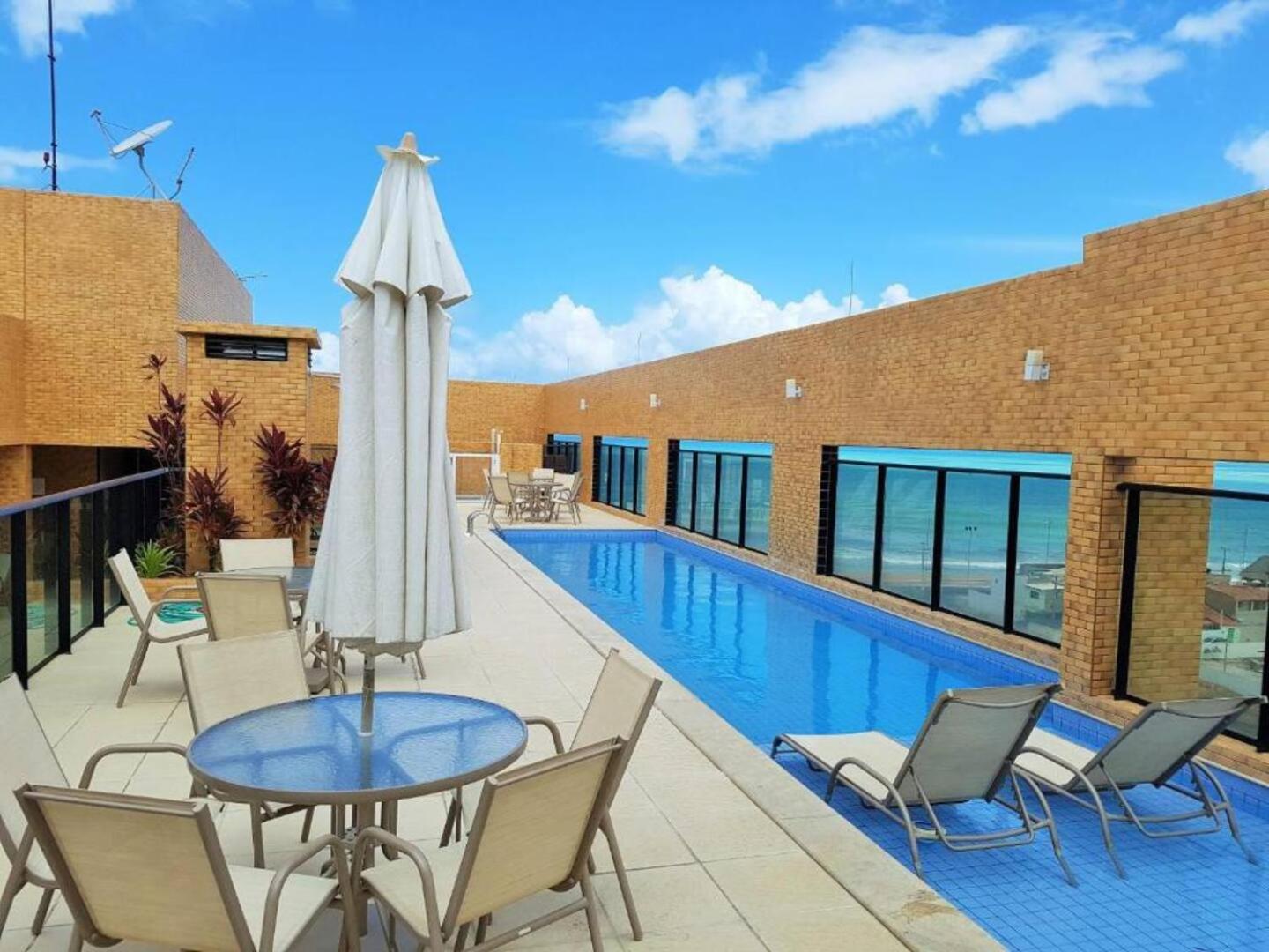 Apartamento 50M Praia- Piscina - Vista Mar - Academia - Maceió 외부 사진